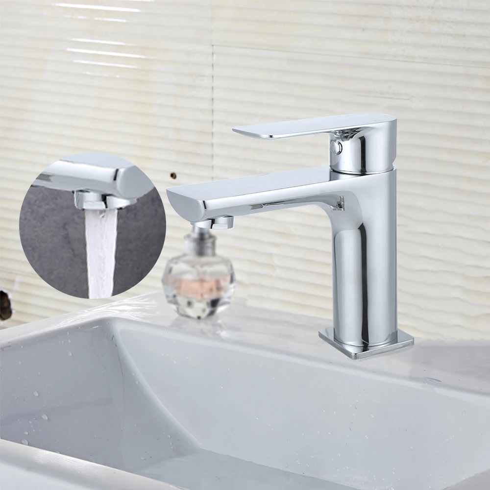 

Single Handle Bathroom Faucet Faucet Bar Sink Kitchen Faucet Hot And Cold Water Mixed Water Tap Ceramic Valve Core Copper
