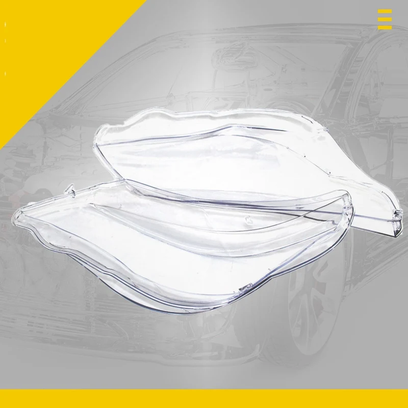 Автомобильная фара с прозрачными линзами, чехол для водителя и пассажирского автомобиля