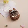 cega kalimba 8 keys  mini thumb piano cat kalimba best gifts  mbira music instrument machine Africa kalimba mahoganya Acrylic ► Photo 3/6