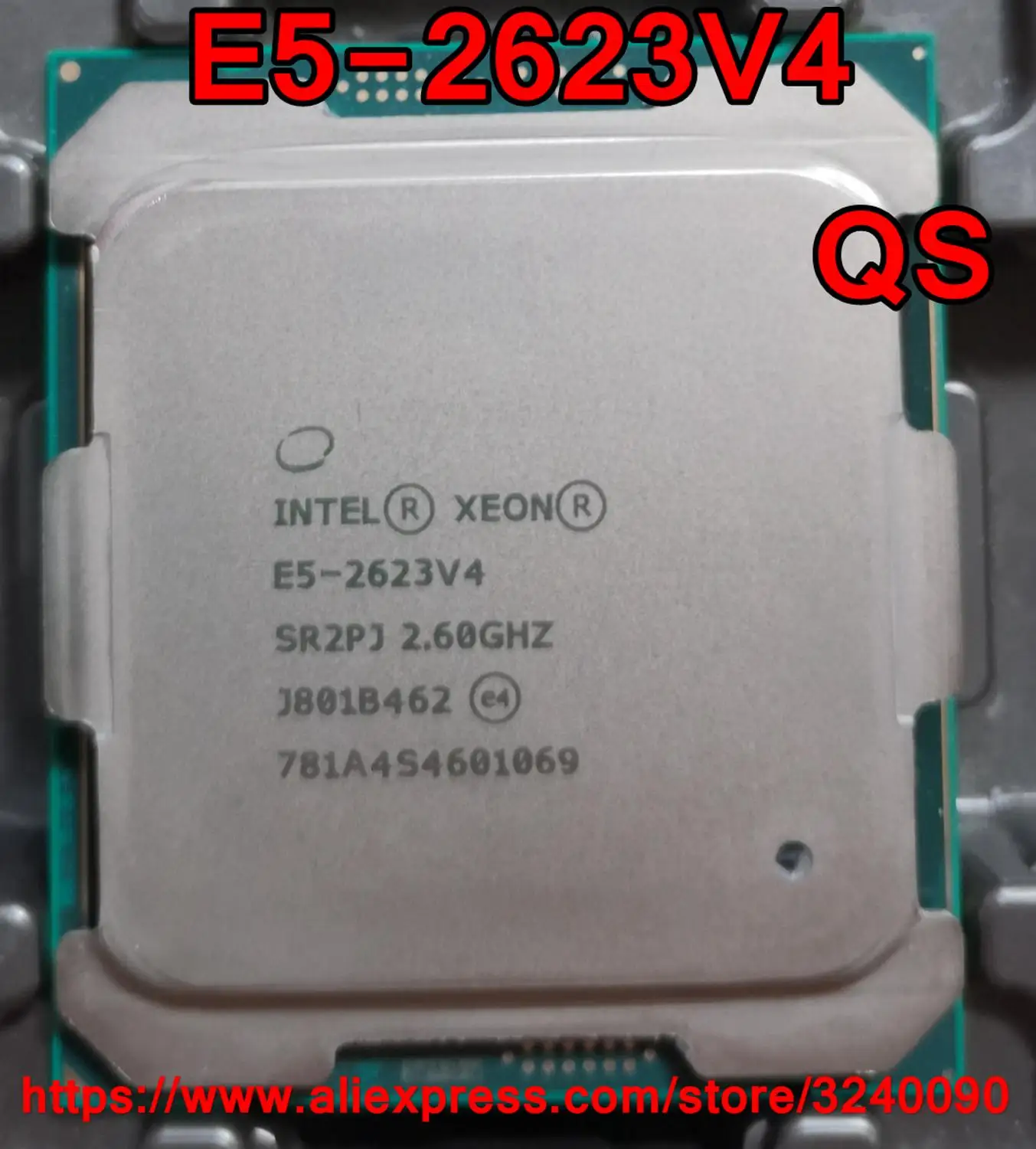 

Intel Xeon CPU E5-2623V4 QS version 2.60GHz 4-Cores 10M LGA2011-3 E5-2623 V4 processor E5 2623V4 free shipping E5 2623 V4