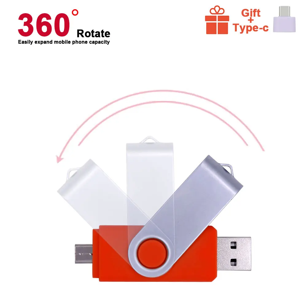 Более 10 шт. бесплатный логотип микро OTG USB флэш накопитель 4 ГБ 8 16 32 64 крутые