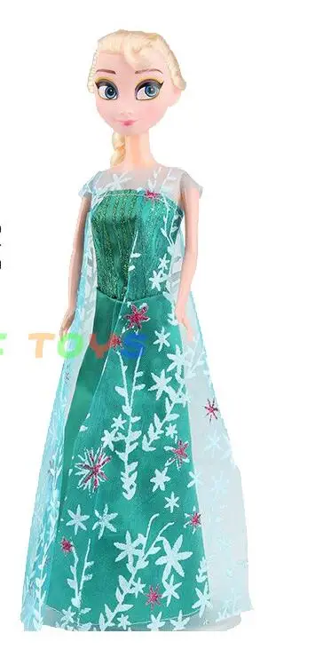 Замороженные стилей высокого качества Boneca 32 см Кукла Эльза Игрушки для девочек Fever 2 принцесса Анна и Кукла Эльза s Одежда для кукол детей - Цвет: 32cm 2