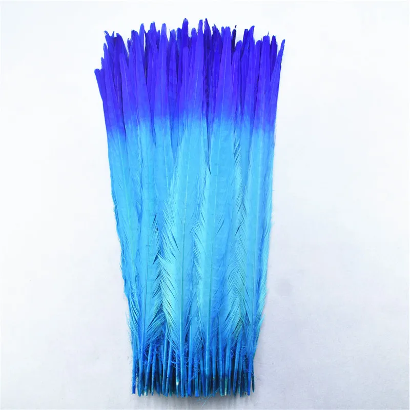 $56.99 100Pcs/lot Two-color Pattern Ringneck Pheasant Tail Feathers for Crafts 40-45cm Carnaval Assesoires Wedding Feathers Decoration