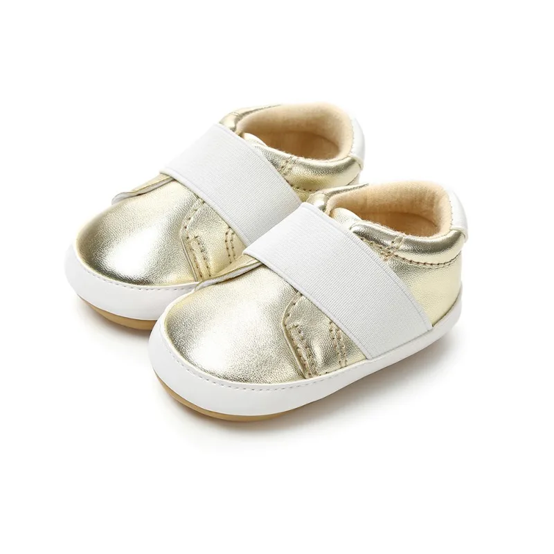 Детская обувь ребенка первых шагов Демисезонный атмосфера моды ПУ шить для малыша; на каждый день нескользящей обуви малыша 0-18 м