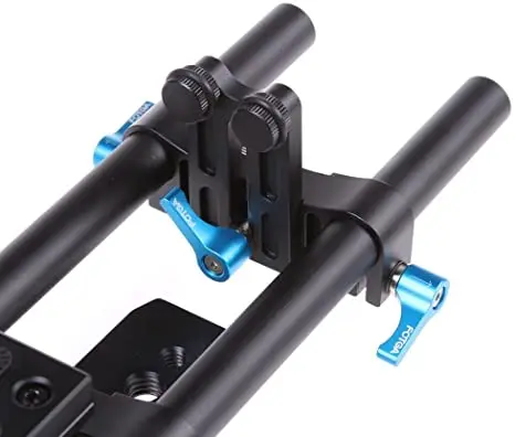 Fotga Dp500 Iii Supporto Obiettivo 15Mm Rail Rod Clamp Railblock Mount Per Follow Focus Dslr Piastra Di Base Rail Rod Rig System Camera