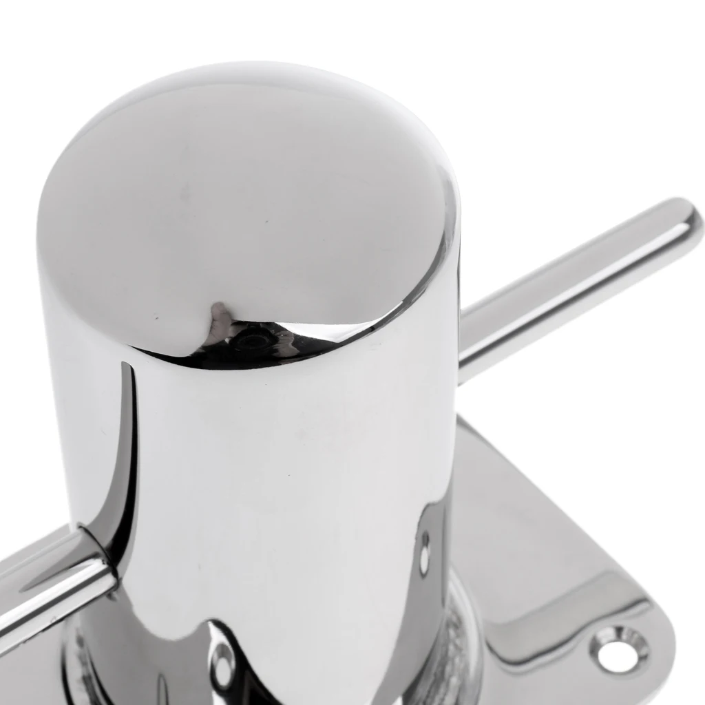 Marine/Boat Single Cross Bollard Mooring Bitt Stainless Steel 4.5inch