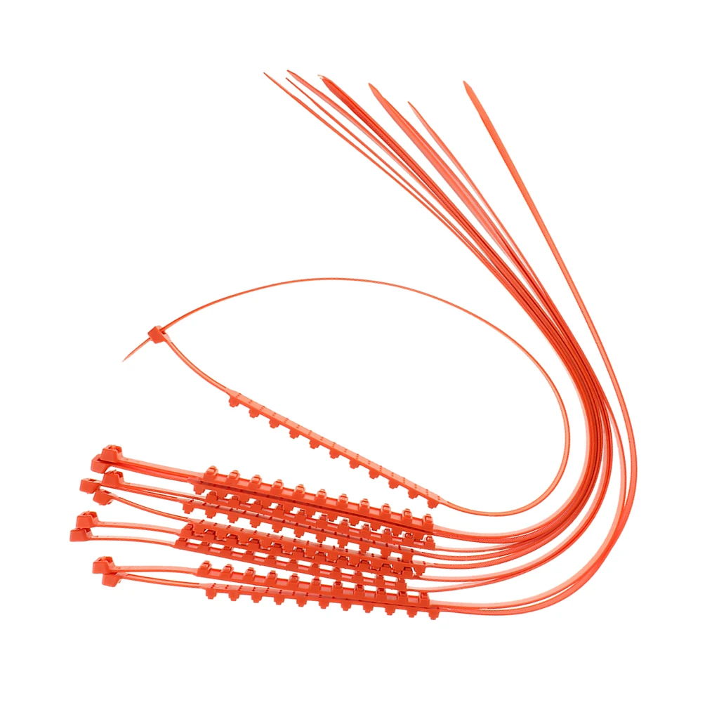10 шт. колеса автомобиля Шины Цепи снега, аварийные цепи безопасности для легких грузовиков и шины SUV Тяговая цепь оранжевый