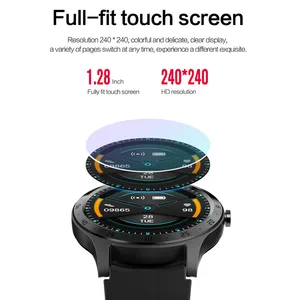Image 2 - AMYNIKEER Smart Bracelet S20 Smart Watch schermo a colori da 1.28 pollici sport Fitness Tracker cardiofrequenzimetro supporto Android IOS