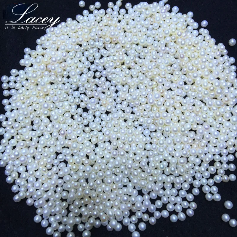 

20piecs/lot Natural Small Pearl Loose Beads 2-5mm,Near Round Real Pearl Beads Jewelry DIY Oysters Pearls Drop Shipping