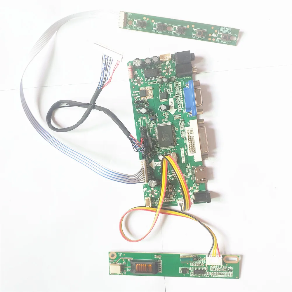 Для B154EW01 V1 V2 LVDS 30Pin CCFL M.NT68676 карта контроллера ЖК-монитор VGA HDMI-совместимый DVI 1280*800 15
