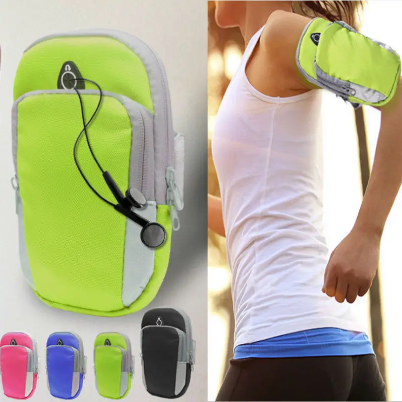 

Mobile Phone Armstrap Running Sports Outdoor Mountain Climbing Riding Yoga Night Running Arm Sleeve Fast Hand-shaking Voice Netw