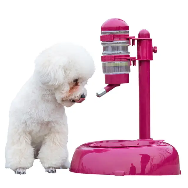 Pet Automatic Water Fountain Hanging Drink Food Bowls Water Bottle Kettle