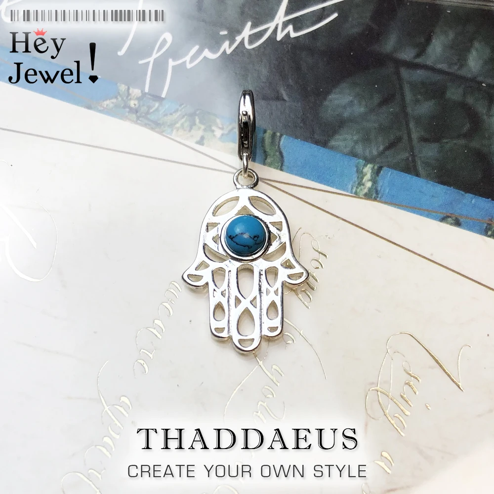2019 Новый Винтажный брендовый дизайн Золотая удача Hamsa ручная подвеска