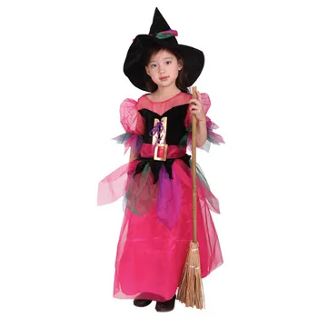

Witch Fancy Arrival Halloween Costume Dress Rainbow Party For Girls Kids Material Item Type Source Characters Carnival With Hat