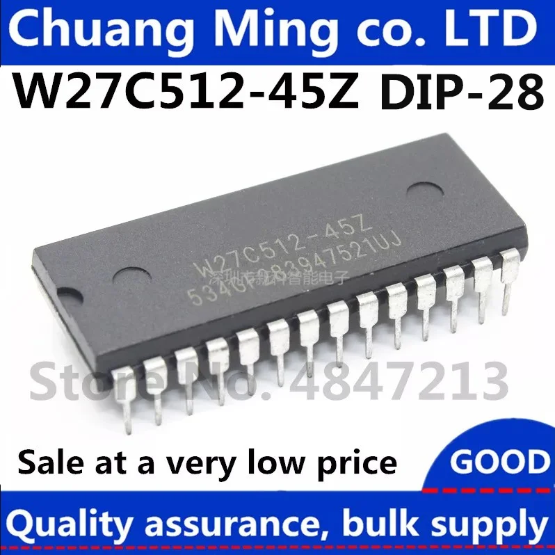 EEPROM Winbond W27C512-45Z DIP – Memoria 512Kbit 45ns (1/2/5/10 Pezzi)