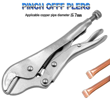 

Pinch Off Pliers Multifuntional Tools Refrigerator Fridge Brass Tube Pipe Cooling System Tube Sealing Pliers Sealing Pliers Jaws