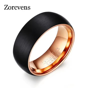 

Modyle Cool Men Tungsten Ring 8MM Gold-Color Rings Men Tungsten Jewelry