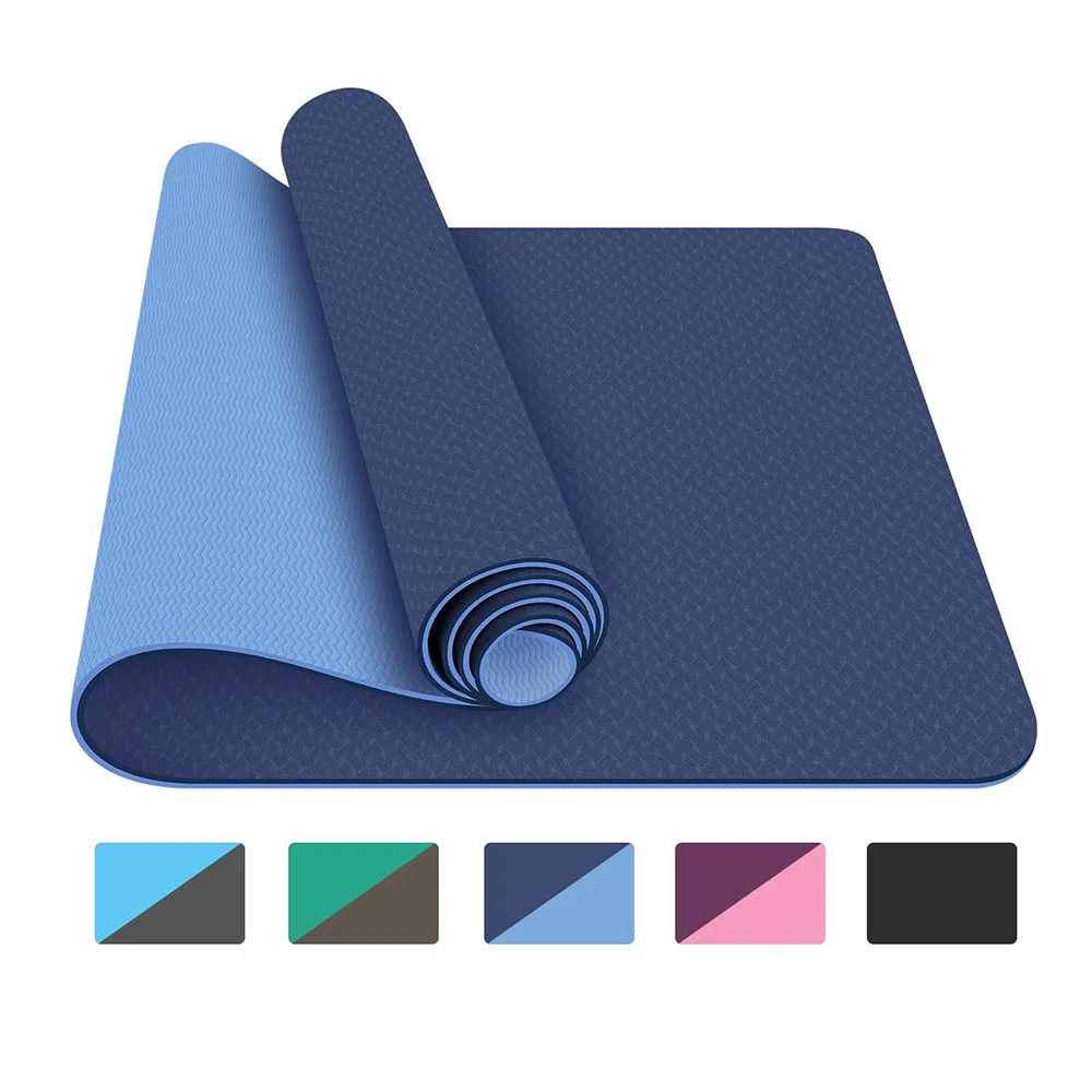 

Yoga Mat Gymnastics Mat Non Slip Fitness Train Mat with Carrying Strap Bag Workout for Yoga Pilates and Floor Exercises