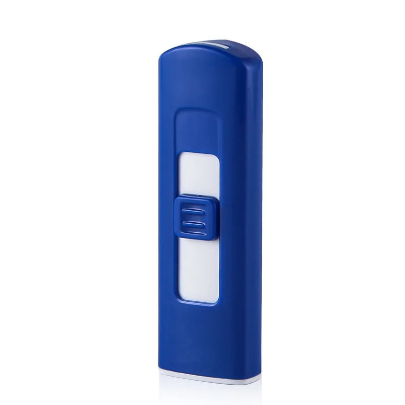 Пластиковая зажигалка сенсорная Индукционная ветрозащитная электронная зажигалка - Цвет: Blue