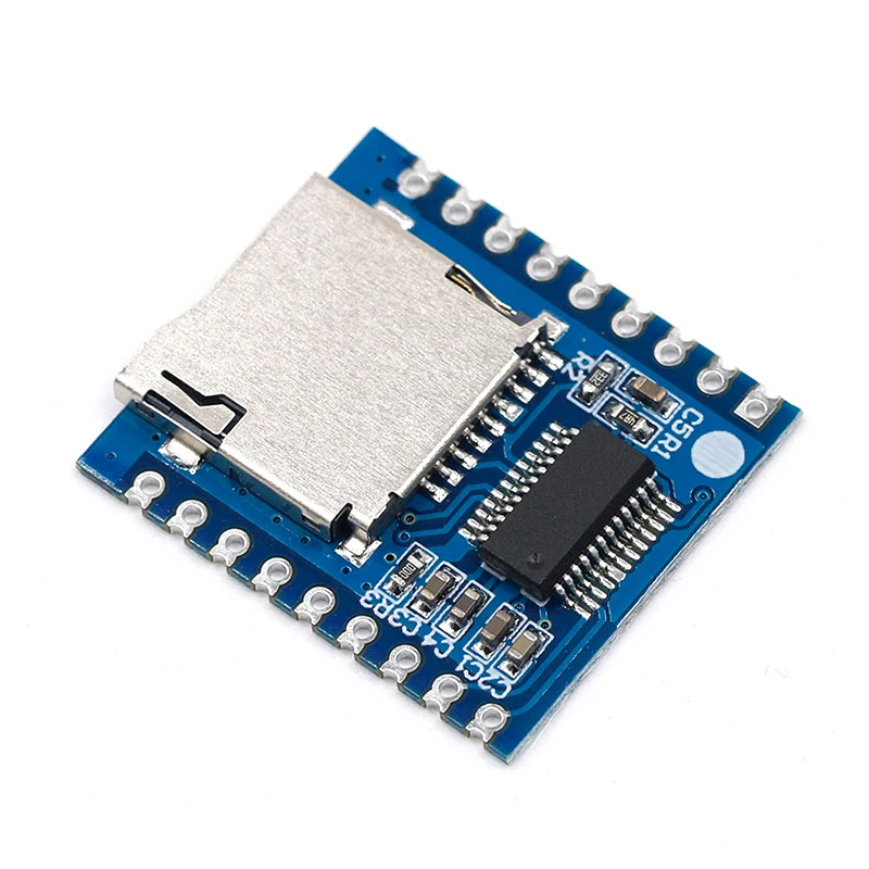 Soporte de voz de control de serie MP3 Mini SD/TF Tarjeta USB board de desarrollo BSG Soporte de voz de control de serie MP3 Mini SD/TF Tarjeta USB board de desarrollo BSG