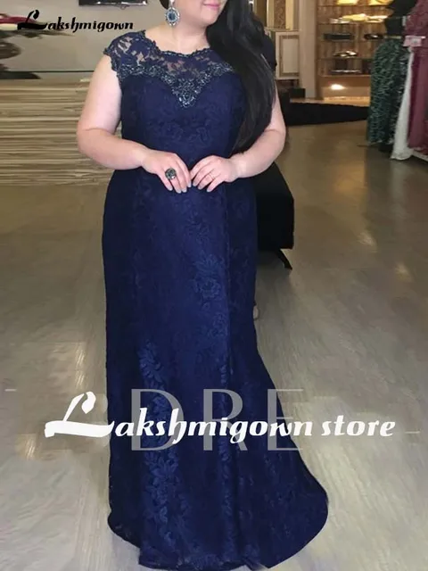 Dark Navy Blue Evening Dresses Plus 
