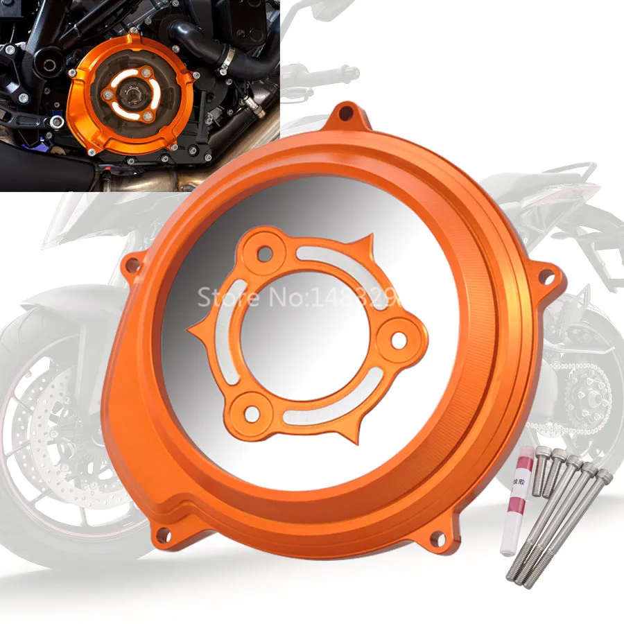 

Transparent Clutch Cover For KTM LC8 Engine Guard Protector 1050 1090 1190 1290 ADV Adventure Superduke Super Duke R GT