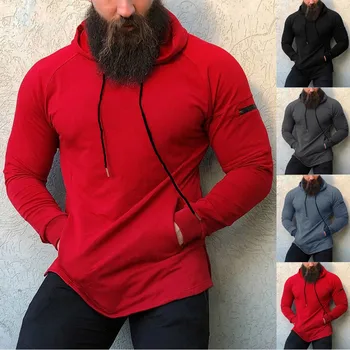 

Fashion Sweatshirt Men stranger things Streetwear Autumn Winter Hooded Long Sleeved Sports Running Coat Free Ship толстовка Z4