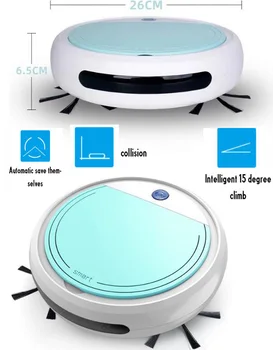 

Home 4 in 1 Rechargeable Auto Cleaning Robot Smart Sweeping Robot Dirt Dust Hair Automatic Cleaner For Electric Vacuum Cleaners