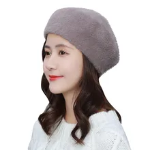 Береты шапка женская зимняя теплая прочная чашка берет мешковатая вязанная шапочка Лыжная Шапка Кепка женская шапка теплый берет для прогулок
