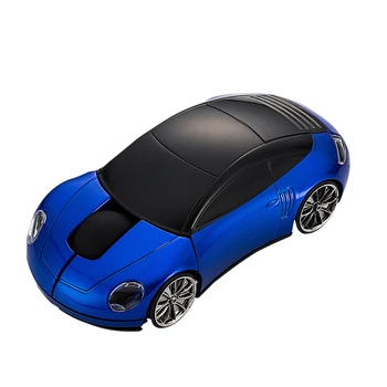 

gaming Wireless bluetooth Mouse 2.4GHz 3D Car Shape Wireless Optical Mouse USB Gaming Mouse without Battery for PC Laptop (Blue)