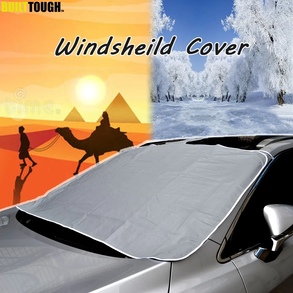 Magnetische Auto Abdeckung Windschutzscheibe Sonne Schnee Frost Spiegel Schutz