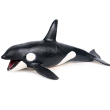 Życie morskie zwierzęta zabójca wieloryb figurki postaci figurki pcv modele symulacyjne zabawki tanie tanio 4-6y CN (pochodzenie) NONE