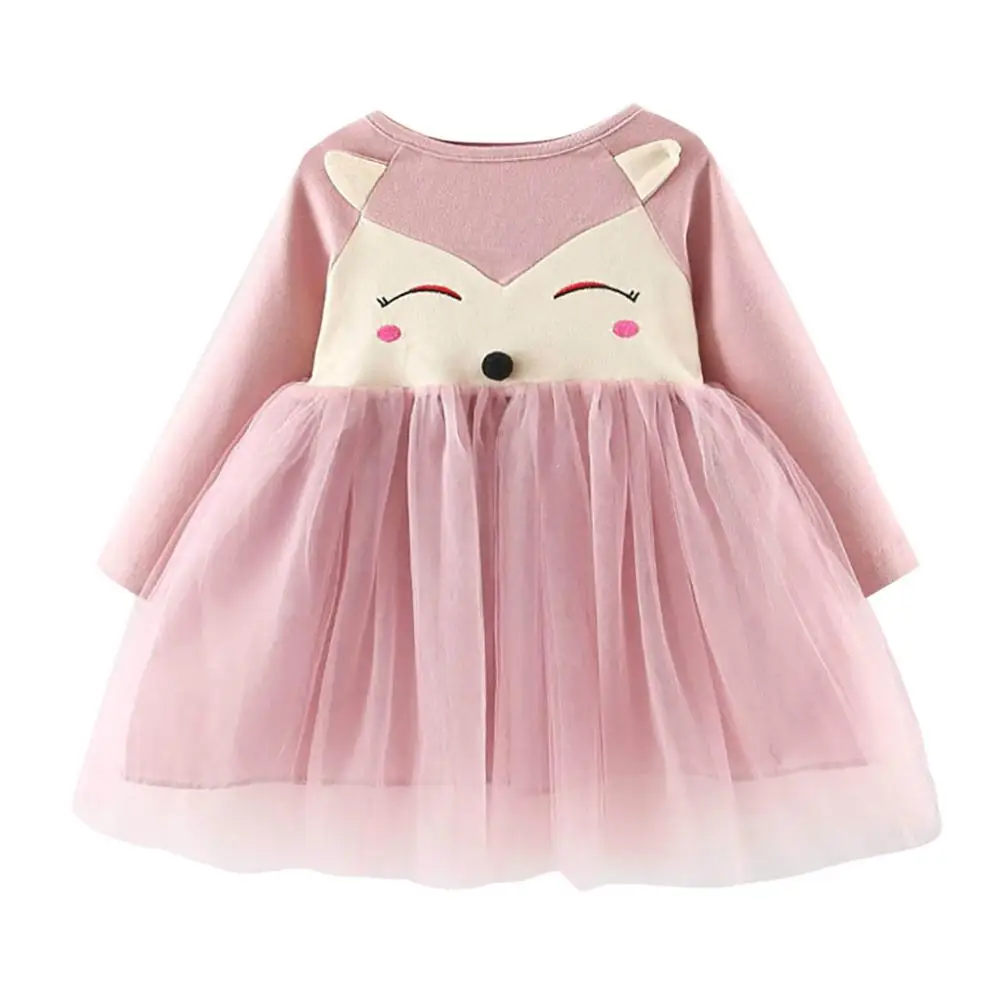 Платье из тюля в стиле пэчворк для маленьких девочек; повседневная одежда; милое платье для девочек; сезон весна-осень