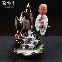 Новинка, ароматическая лампа Encens,, ароматическая горелка для маленьких монахов, керамическое украшение для дома и дома, Jufangfeng