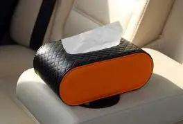 Автомобильная салфетница бумажная салфетка коробка Авто отделение для солнцезащитной шторки коробки микрофибра кожа подлокотник держатели для туалетной бумаги - Название цвета: TYPE3