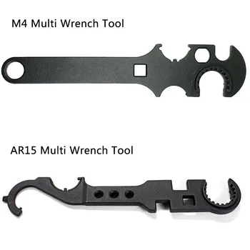 

Hunting AR15 M4 AEG Armorers Wrench Combo Armorer Spanner Tool steel metal Handguard Stock Barrel Remove Carbon Multi Purpose