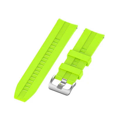 Ремешок 22 мм для Xiaomi Huami Amazfit GTR 47 мм ремешок для часов Wirstband Silione браслет для Amazfit Pace/Amazfit slatos 2/2S ремешок - Цвет: Lime