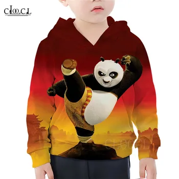 

Fall Anime Panda Kids Hoodies Children's Animal Headphone Panda 3D Printed Casual Tops Hoody Sweatshirt For Girls Boys Hoodie