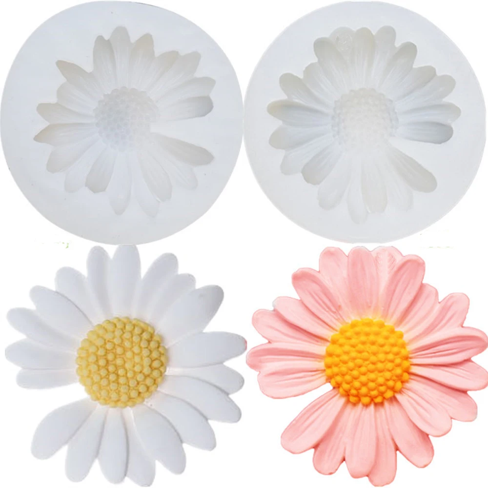 Daisy Chamomile Flower Silicone Mold for Aromatherapy, Handmade Crafts, and More