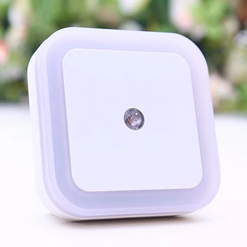 

EU Plug New Square LED Night Light Colors Novelty Bed Lamp For Baby Bedroom Bedside Colorful Body Move Sensor Night Lights