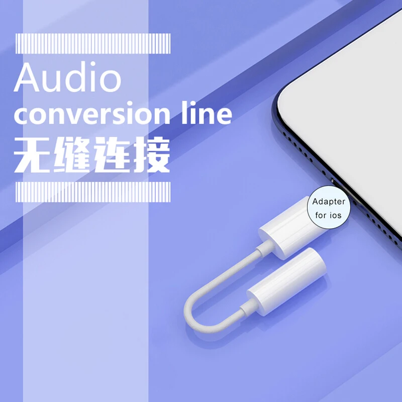 Aux адаптер для Apple Женский до 3,5 мм Мужской адаптер кабель для подключения наушников Ios 11 12 адаптер для наушников для iphone 7 8 6 6s plus