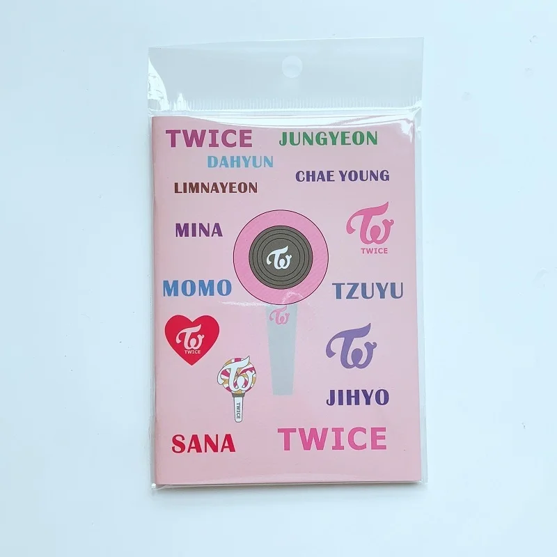 Bangtan Boys Blackpink Twice Exo Got7 Seventeen блокнот переферия того же абзаца - Цвет: twice