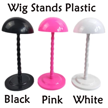 

Wig Stands Plastic Hat Display Wig Head Holders Mannequin Head/Stand Portable Wig Stand Use Hat For Styling Drying Display