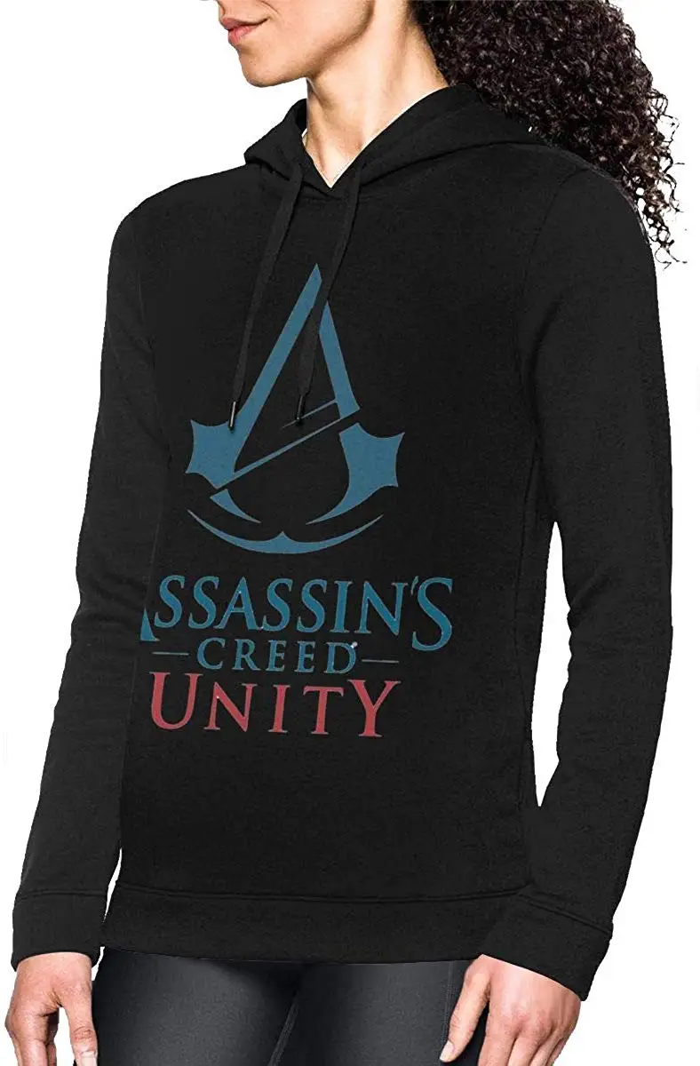 TSDFC Assassin's Creed повседневные женские толстовки черного цвета |