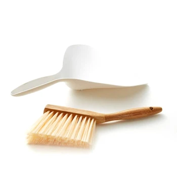 

Small Broom Set Japanese Desktop Cleaning Mini Broom Bucket Combination M68E