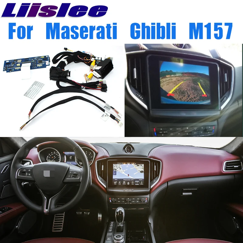 Комплект парковочной камеры Liandlee с интерфейсом для заднего вида Maserati ghiдоступ M157