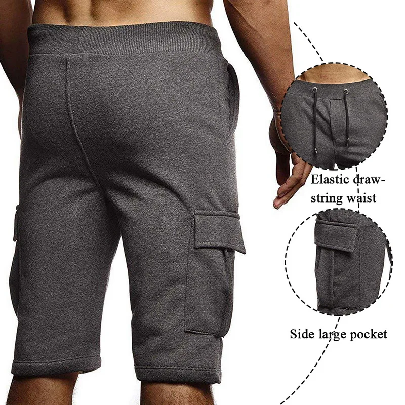 Модные красивые мужские трико для мужчин VogueHarem шорты с множеством карманов модные брендовые короткие спортивные штаны летний размер плюс мужской шорты