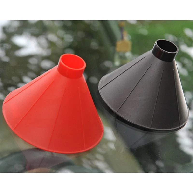 

2 Pcs Car Windshield Snow Scraper Tool Cone Shaped Funnel Multifunction Remover NR-shipping
