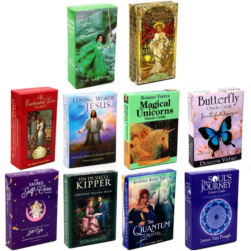 

English Tarot Card Deck Family Holiday Party Oracle Game Playing Card Board Game