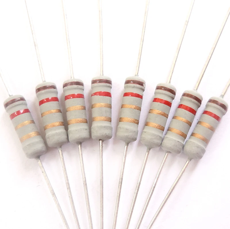 1w 1 1.2 1.5 1.8 2 2.2 2.4 2.7 3 3.3 3.6 3.9 4.3 4.7 5.1 5.6 6.2 6.8 7.5 ohm Resistance Metal Oxide Film Resistors metal film resistor metal film resistors